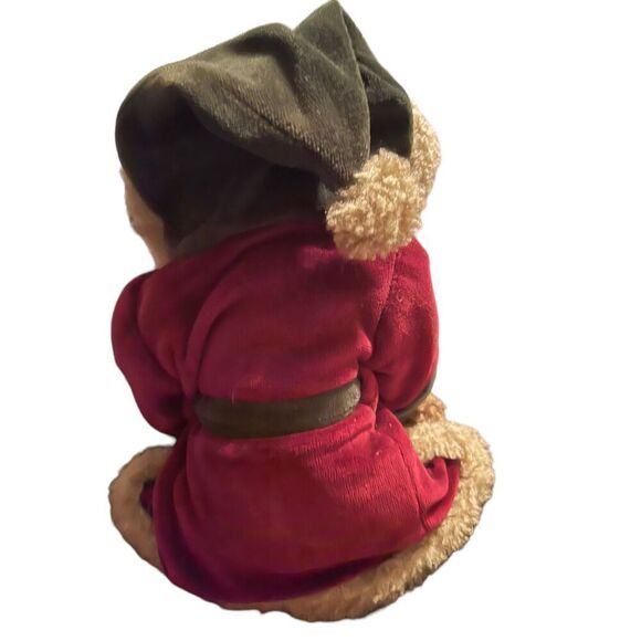 Boyds Bears Brown SC Northstar J.B. Bean Series Velvet Santa Robe Stuffed Toy - Picture 14 of 15